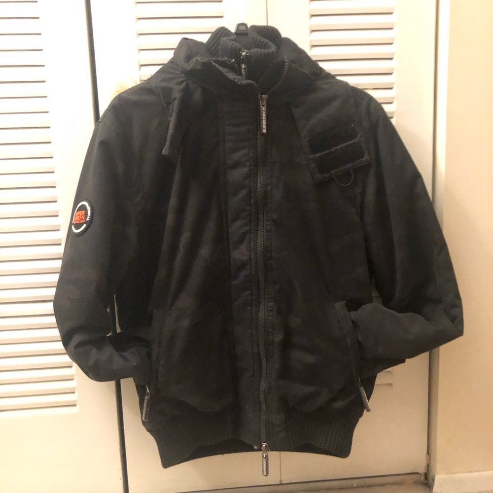 SuperDry Microfibre Windbomber Jacket